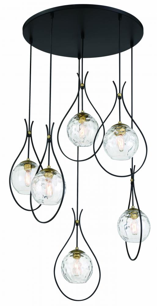 CODY - 6 LIGHT PAN PENDANT