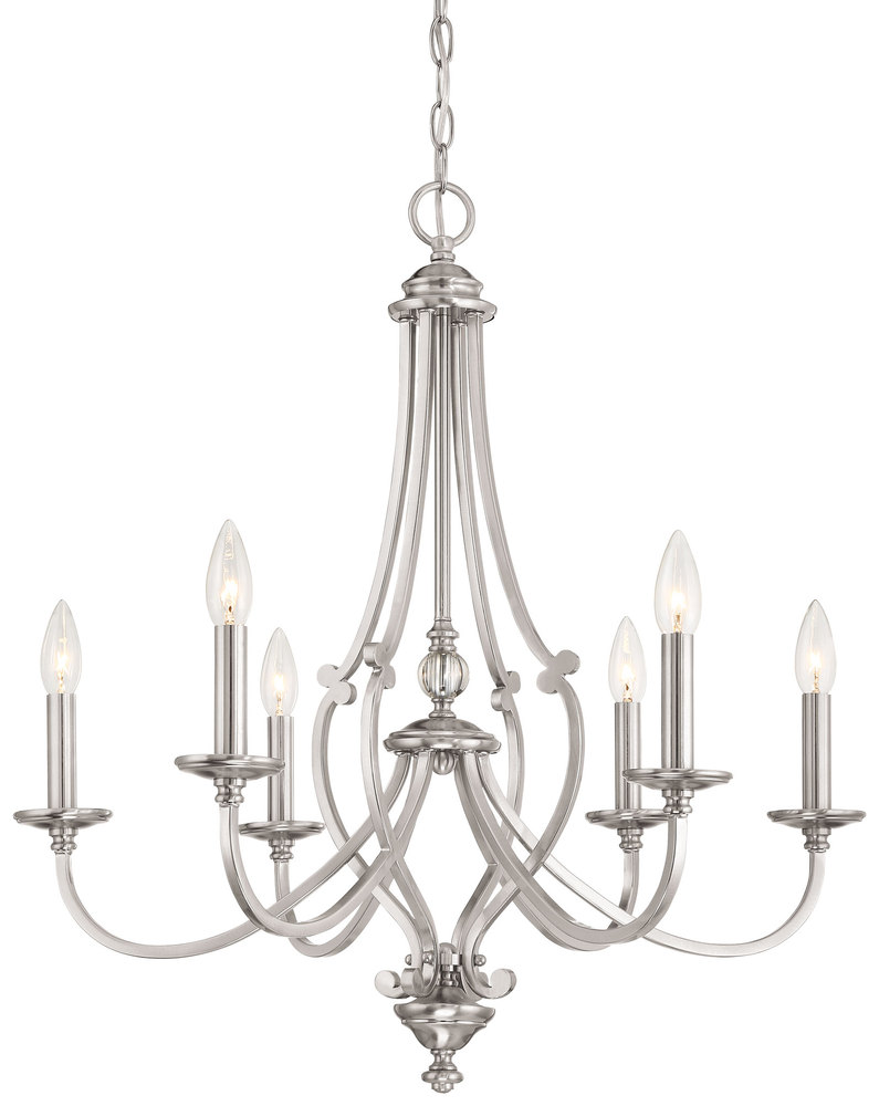 6 LIGHT CHANDELIER