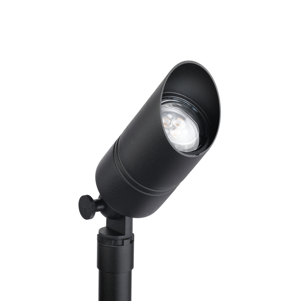 5" Black Brass MR16 12V Drop-In Accent Fixture