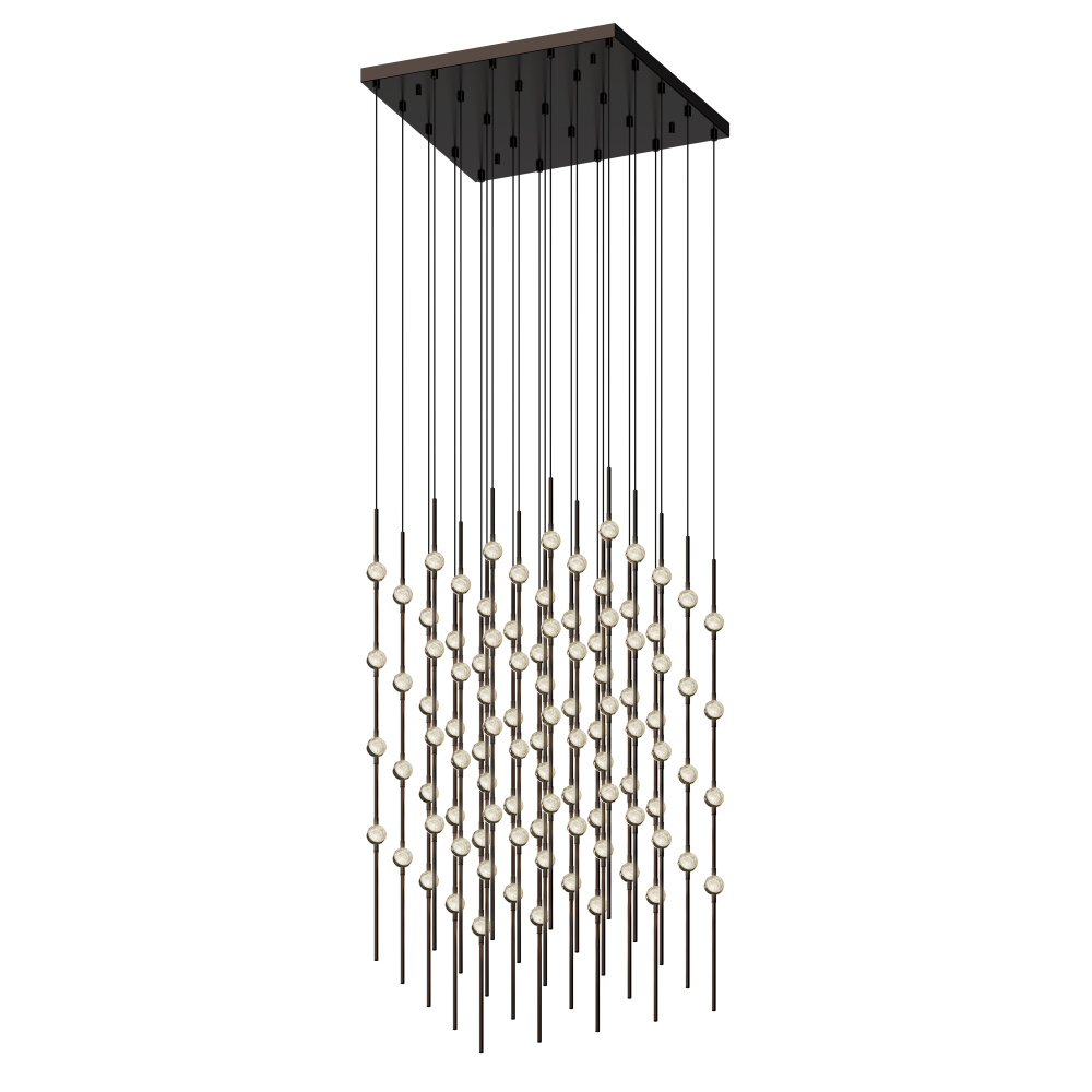 Cosmic Cube 20" LED Pendant (2200K) w/20' Cords