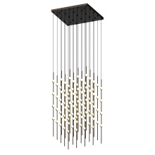 Sonneman 2168.33W-22-J20 - Cosmic Cube 20" LED Pendant (2200K) w/20' Cords