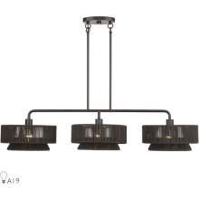 Livex Lighting 49143-92 - 3 Light English Bronze Extra Large Linear Chandelier