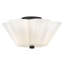 Lark 83713BK - Medium Semi-Flush Mount