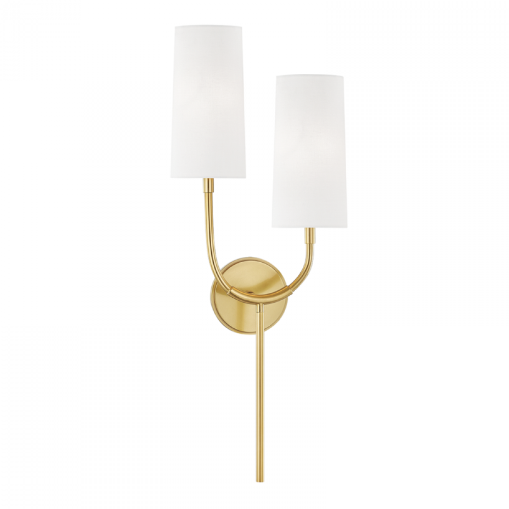 2 LIGHT WALL SCONCE