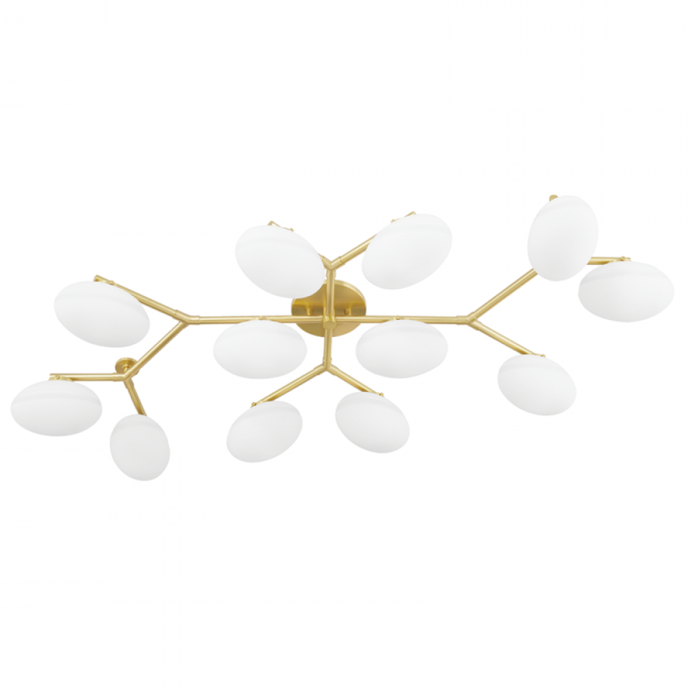 12 LIGHT SEMI FLUSH