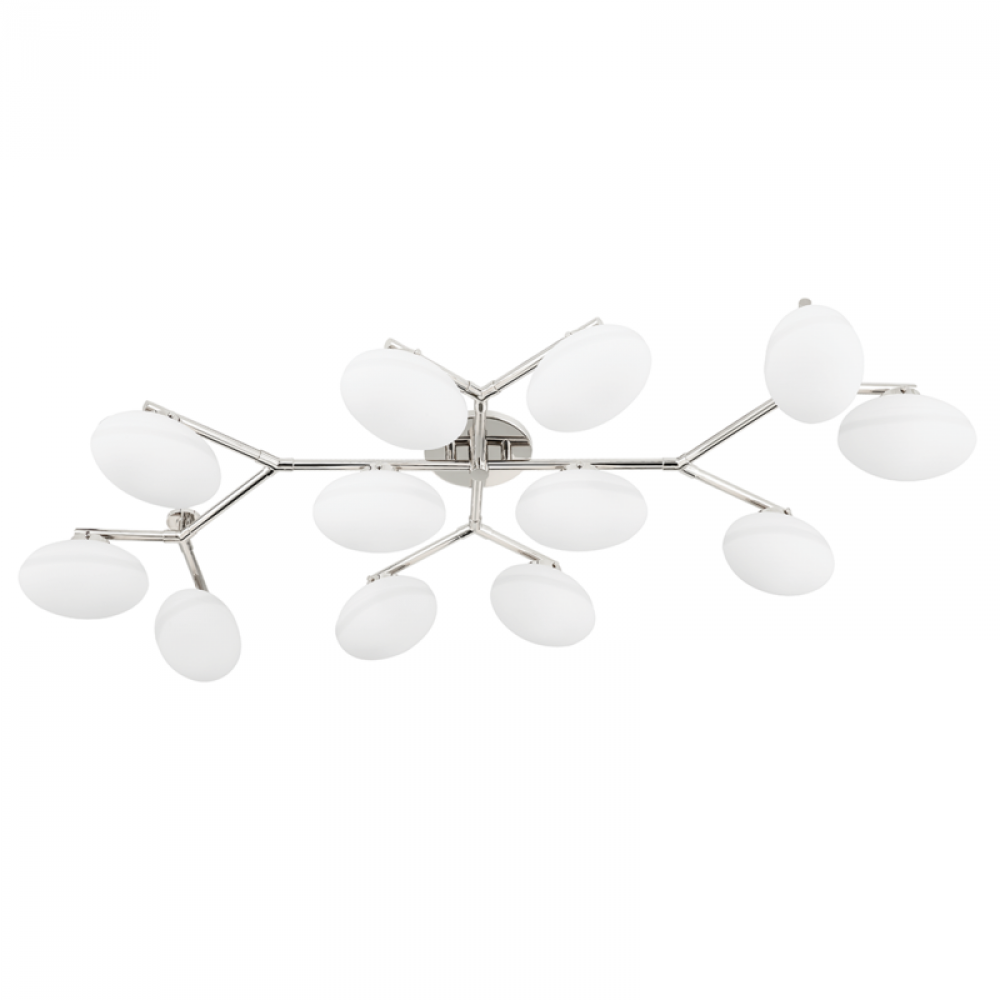 12 LIGHT SEMI FLUSH