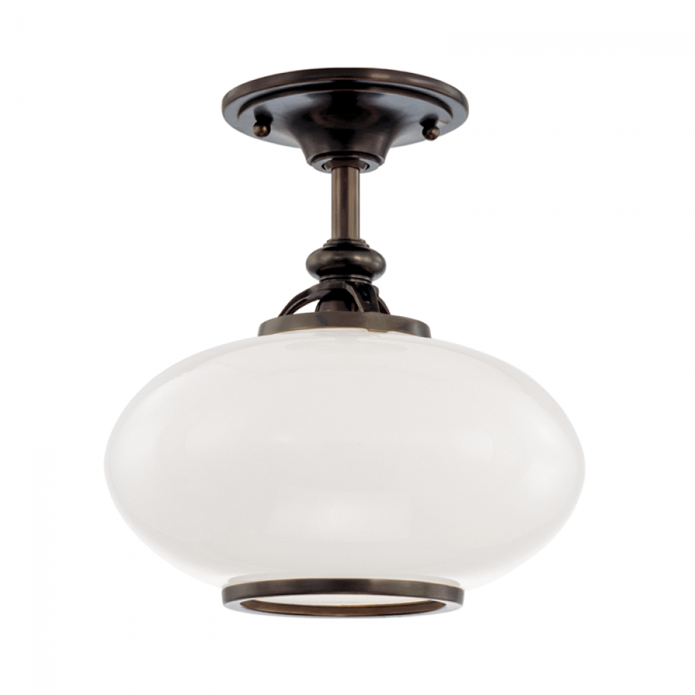 1 LIGHT SEMI FLUSH