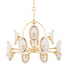 Hudson Valley Orange 1534-VGL - Danes Chandelier
