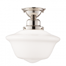 Hudson Valley Orange 1615F-PN - 1 LIGHT SEMI FLUSH