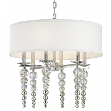Hudson Valley Orange 2324-PN - 6 LIGHT PENDANT