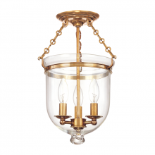 Hudson Valley Orange 251-AGB-C1 - Hampton Semi Flush