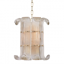 Hudson Valley Orange 2904-AGB - 4 LIGHT CHANDELIER