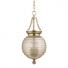 Hudson Valley Orange 3210-AGB - 3 LIGHT PENDANT