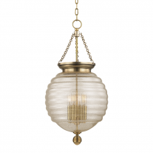 Hudson Valley Orange 3214-AGB - 4 LIGHT PENDANT
