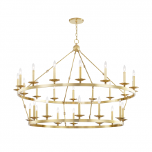 Hudson Valley Orange 3228-AGB - Allendale Chandelier