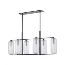 Hudson Valley Orange 3476-OB - 6 LIGHT ISLAND LIGHT