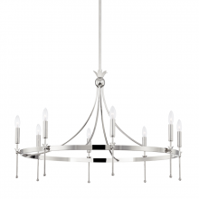 Hudson Valley Orange 4338-PN - Gates Chandelier