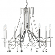 Hudson Valley Orange 5228-PN - 8 LIGHT CHANDELIER