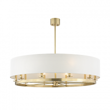 Hudson Valley Orange 6542-AGB - Durham Chandelier