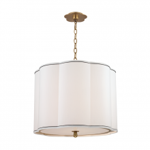 Hudson Valley Orange 7920-AGB - 4 LIGHT PENDANT