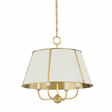Hudson Valley Orange MDS120-AGB/OW - Cambridge Chandelier