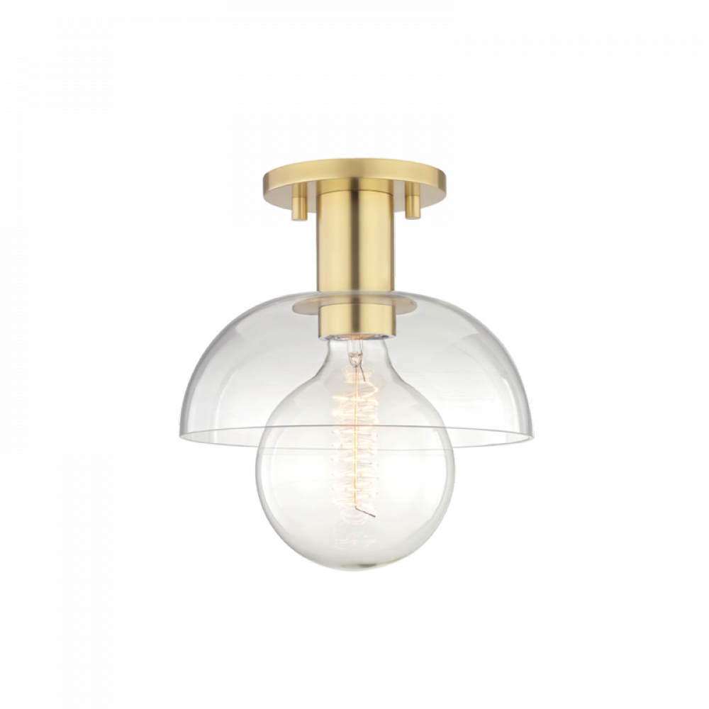 1 LIGHT SEMI FLUSH