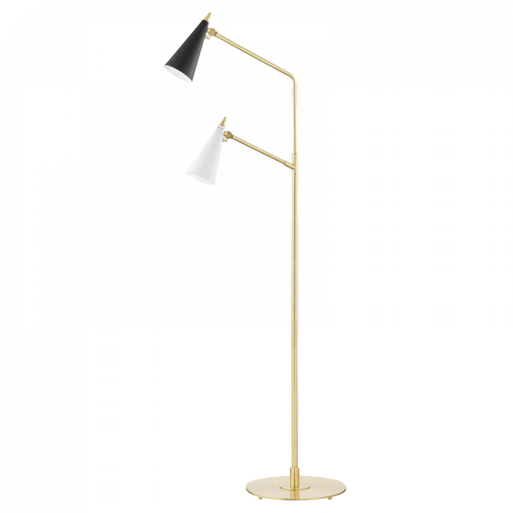 2 LIGHT FLOOR LAMP