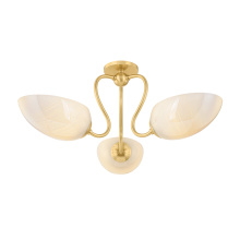 Mitzi Orange H1064603-AGB - Reva Semi Flush