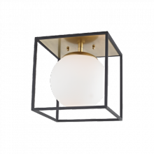 Mitzi Orange H141501S-AGB/BK - Aira Flush Mount