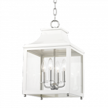 Mitzi Orange H259704S-PN/WH - Leigh Lantern