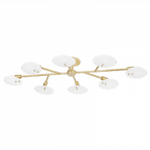 Mitzi Orange H428608-AGB - Giselle Semi Flush