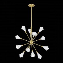 Mitzi Orange H681812-AGB/SWH - HIKARI Chandelier