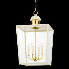 Mitzi Orange H737704L-AGB/SCR - JUNE Lantern