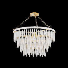 Mitzi Orange H805804-AGB - TIFFANY Chandelier