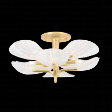 Corbett Orange 486-29-VGL - Kamal Semi Flush