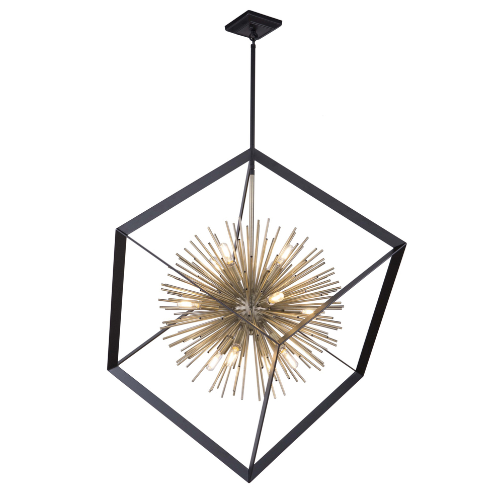 Sunburst 12-Light Chandelier