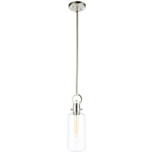 Artcraft AC10121SN - Single Large Glass Clear Pendant