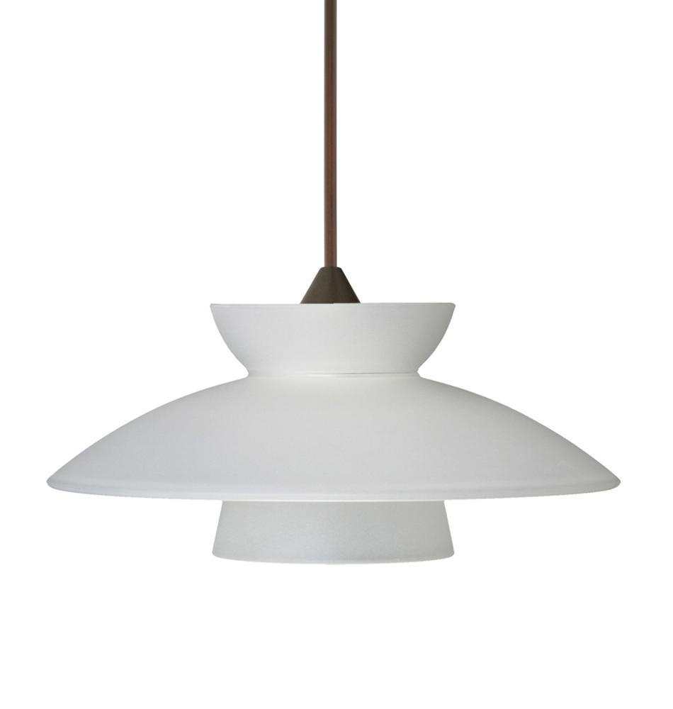 Besa Pendant Trilo 7 Bronze Frost 1x50W MAX GY6.35 Base