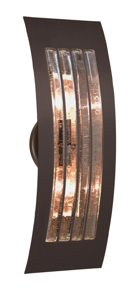 Besa, Sail Wall Sconce, Smoke Bubble, Bronze Finish, 2x40W B10