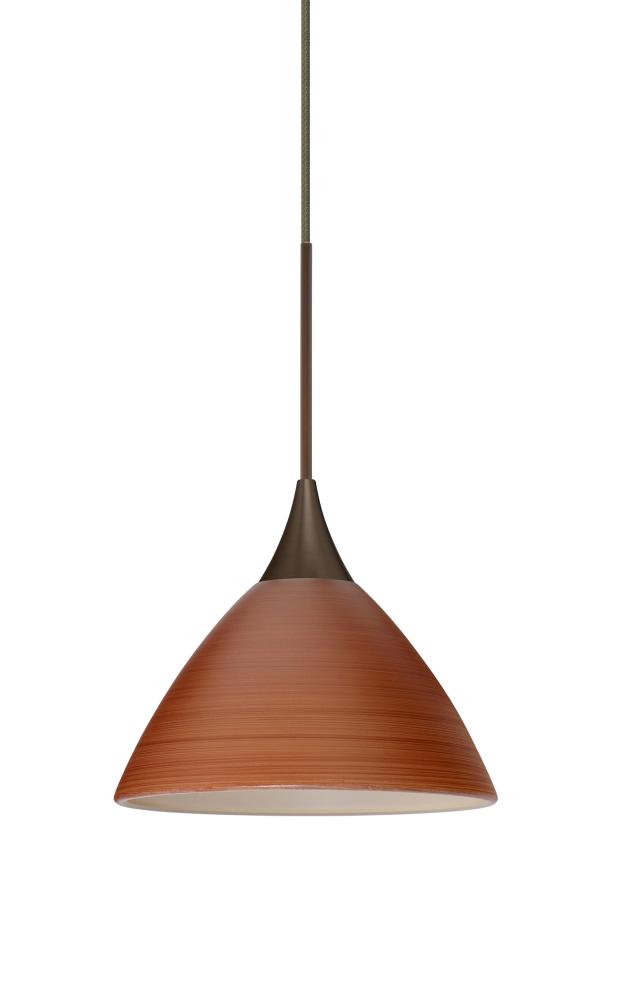 Besa Pendant For Multiport Canopy Domi Bronze Cherry 1x50W MAX GY6.35 Base