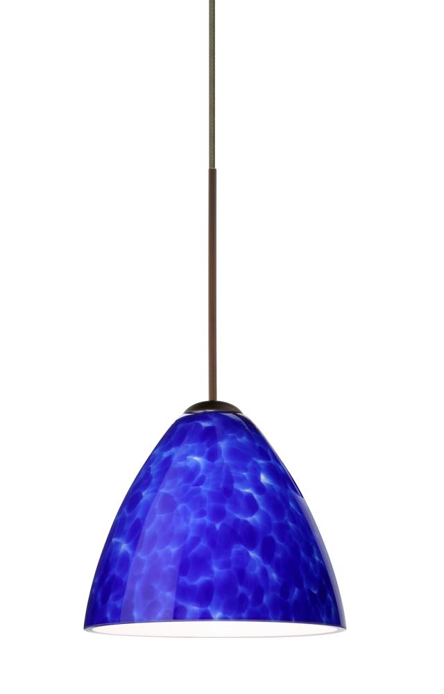 Besa Pendant Mia Bronze Blue Cloud 1x50W MAX GY6.35 Base