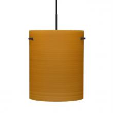 Besa Lighting 1JC-4006OK-BK - Besa Pendant Tamburo 8 Black Oak 1x100W Medium Base