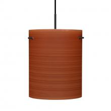 Besa Lighting 1JT-4006CH-BK - Besa Pendant Tamburo 8 Black Cherry 1x100W Medium Base