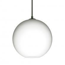 Besa Lighting 1JT-COCO807-BK - Besa Coco 8 Pendant, Opal Matte, Black Finish, 1x60W Medium Base