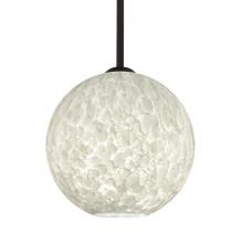 Besa Lighting 1TT-COCO819-BK - Besa Coco 8 Stem Pendant, Carrera, Black Finish, 1x60W Medium Base
