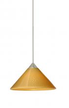 Besa Lighting 1XC-282490-SN - Besa Pendant Kona Satin Nickel Mango Starpoint 1x50W MAX GY6.35 Base