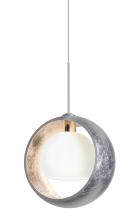 Besa Lighting 1XT-4293SS-SN - Besa Pendant Pogo Satin Nickel Silver/Inner Silver 1x35W MAX GY6.35 Base