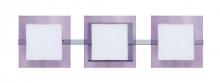 Besa Lighting 3WS-773591-CR - Besa Wall Alex Chrome Opal/Amethyst 3x50W G9