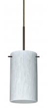 Besa Lighting B-440419-BR - Besa Stilo 7 Pendant For Multiport Canopy Bronze Carrera 1x50W E12 base