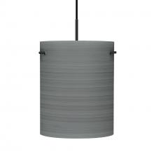 Besa Lighting J-4006TN-BK - Besa Pendant for Multiport Canopy Tamburo 8 Black Titan 1x100W Medium Base